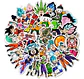 Dragon Ball - Set De 50 Stickers / Calcomanias - Miniatura 3