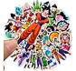 Dragon Ball - Set De 50 Stickers / Calcomanias - Miniatura 5