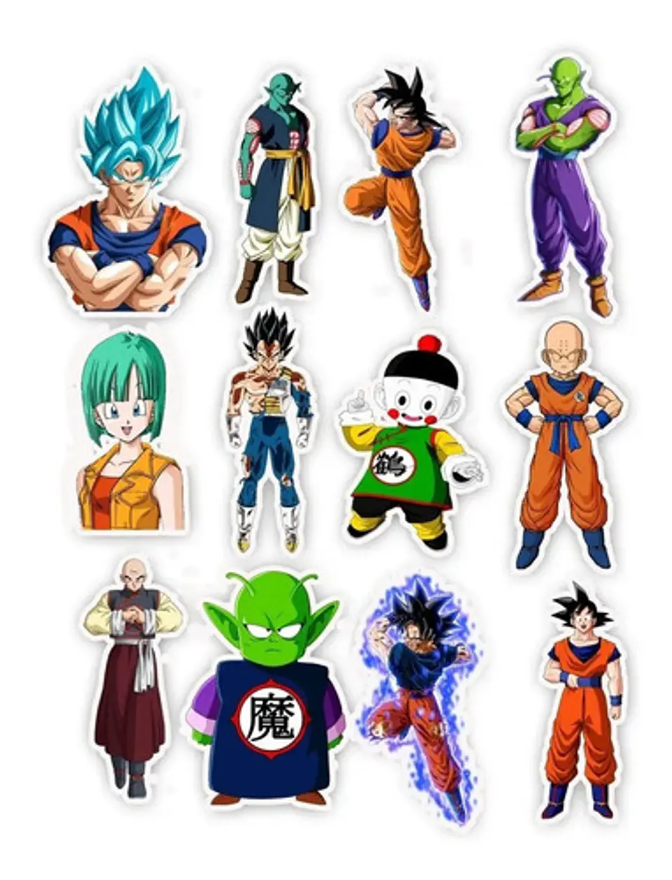 Dragon Ball - Set De 50 Stickers / Calcomanias 6