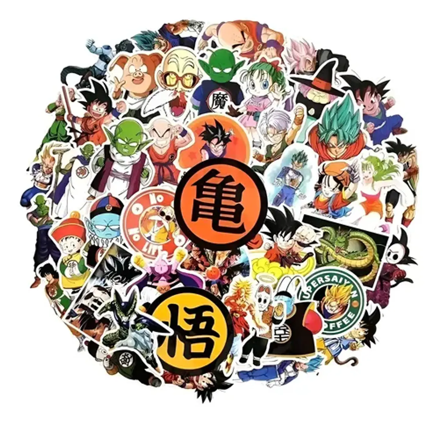 Dragon Ball - Set De 50 Stickers / Calcomanias 7