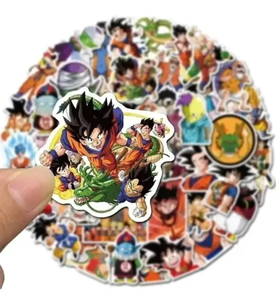 Dragon Ball - Set De 50 Stickers / Calcomanias 15