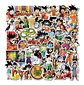 Dragon Ball - Set De 50 Stickers / Calcomanias - Miniatura 18