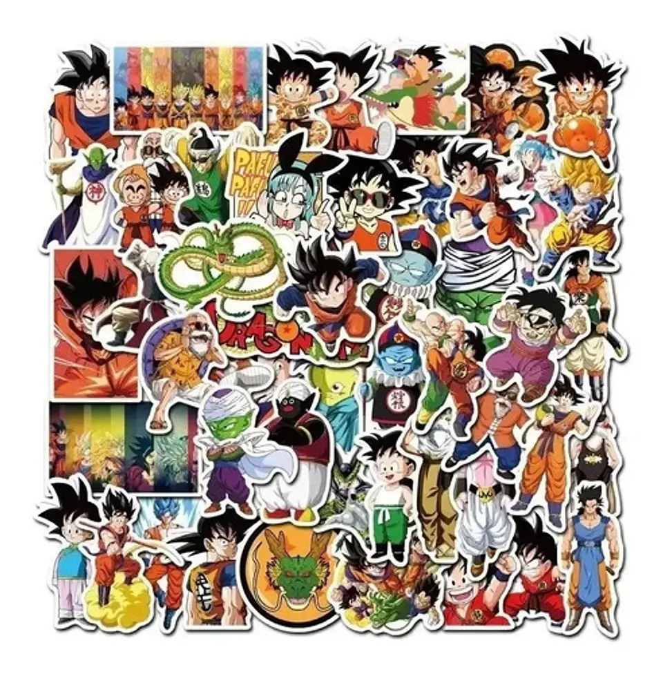 Dragon Ball - Set De 50 Stickers / Calcomanias 18