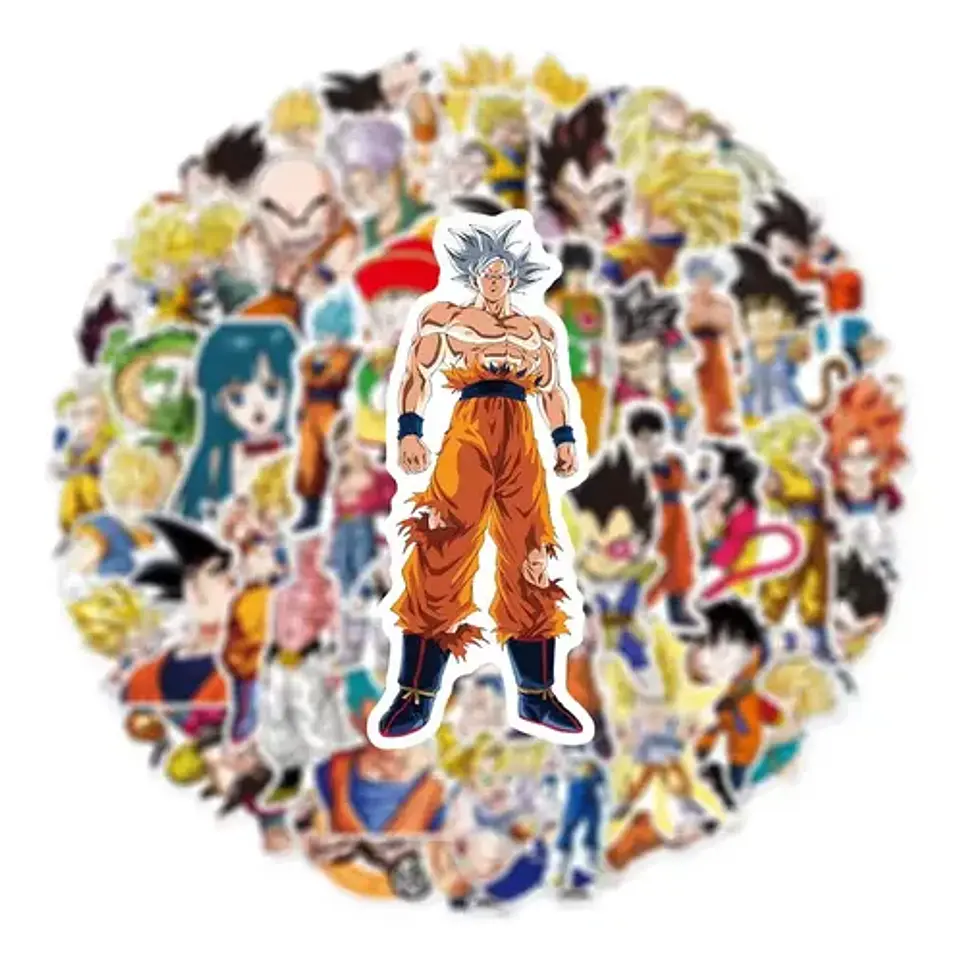 Dragon Ball - Set De 50 Stickers / Calcomanias 19