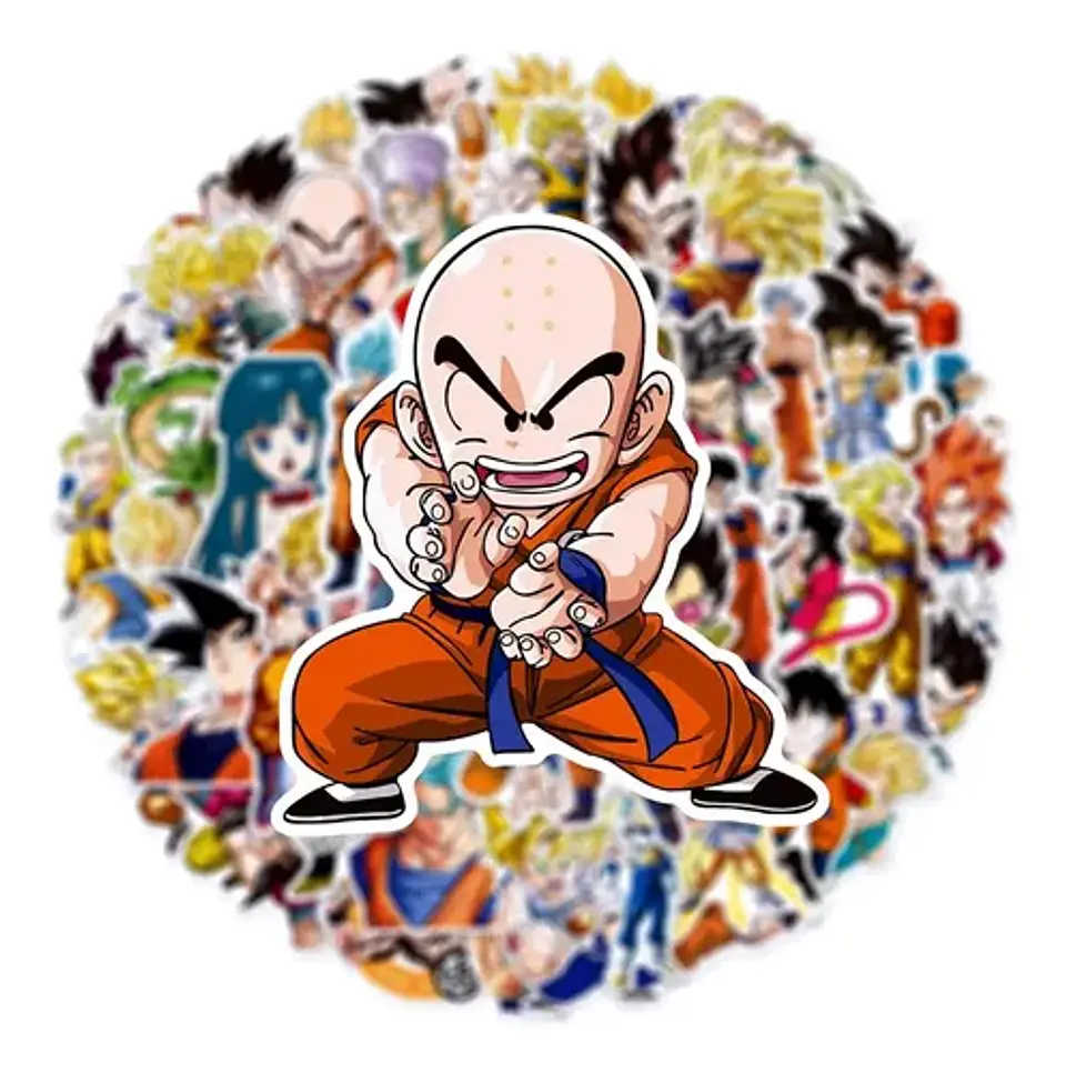 Dragon Ball - Set De 50 Stickers / Calcomanias 20
