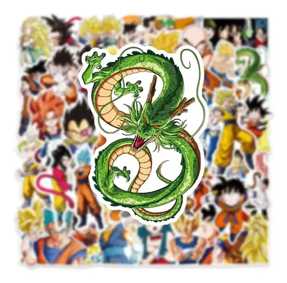 Dragon Ball - Set De 50 Stickers / Calcomanias 21