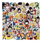 Dragon Ball - Set De 50 Stickers / Calcomanias - Miniatura 23