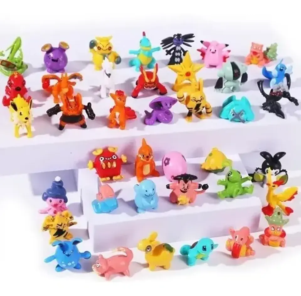 Set De 72 Minifiguras Pokemon / Figuras De Accion Coleccion 2