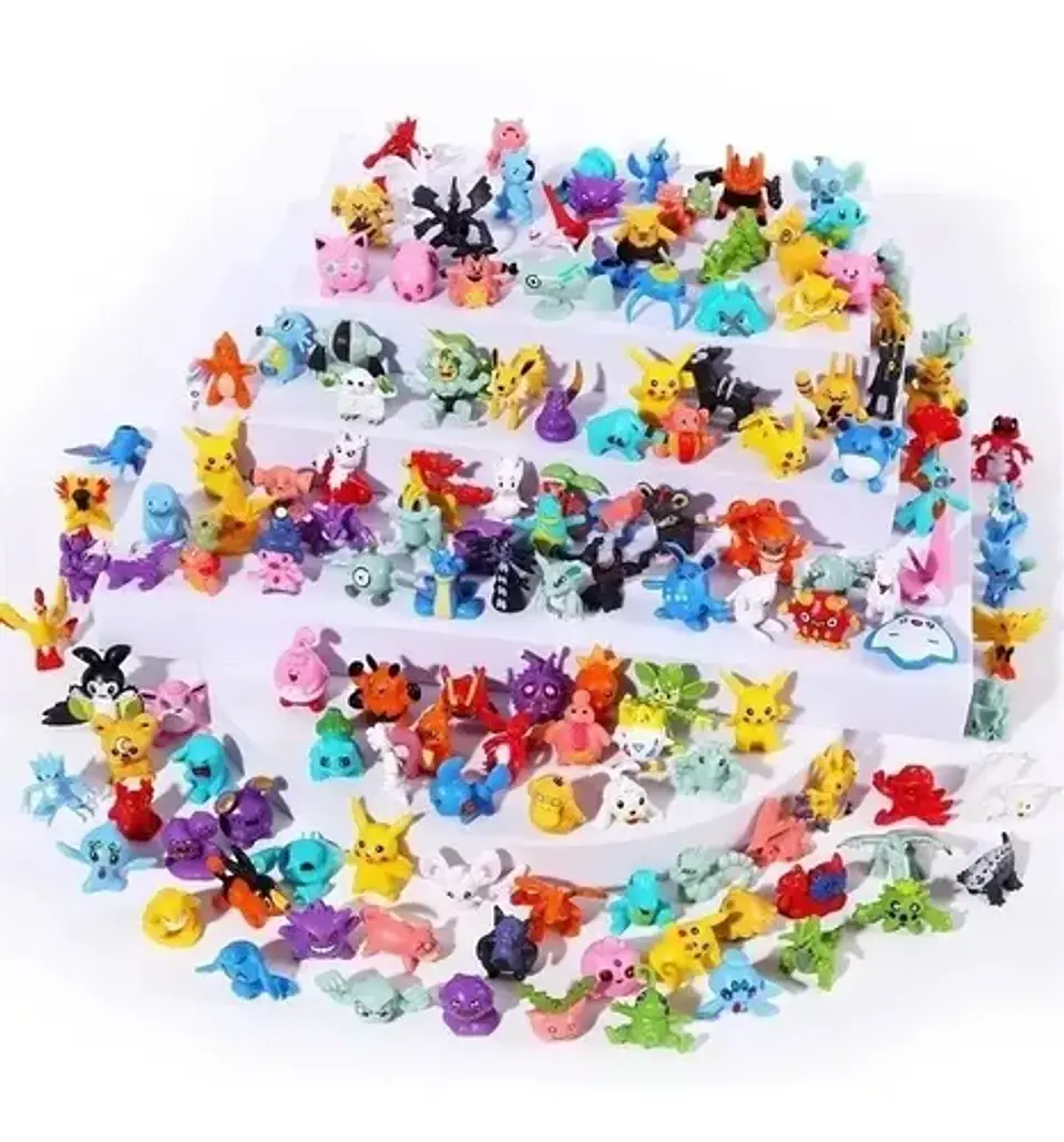 Set De 72 Minifiguras Pokemon / Figuras De Accion Coleccion 3