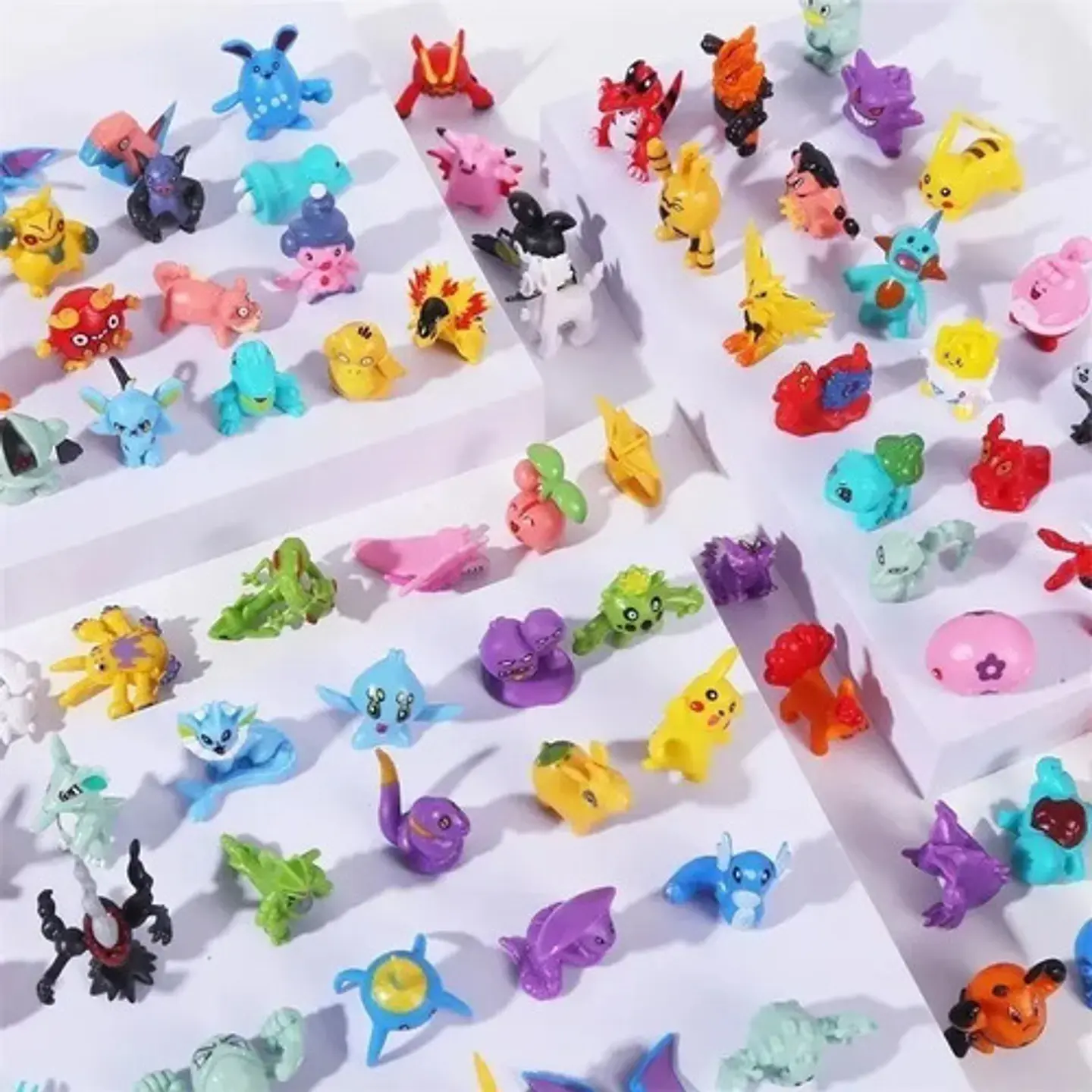 Set De 72 Minifiguras Pokemon / Figuras De Accion Coleccion 9