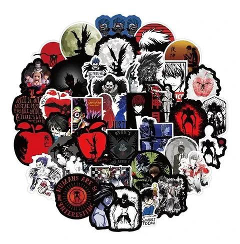 Death Note - Set De 50 Stickers / Calcomanias / Pegatinas