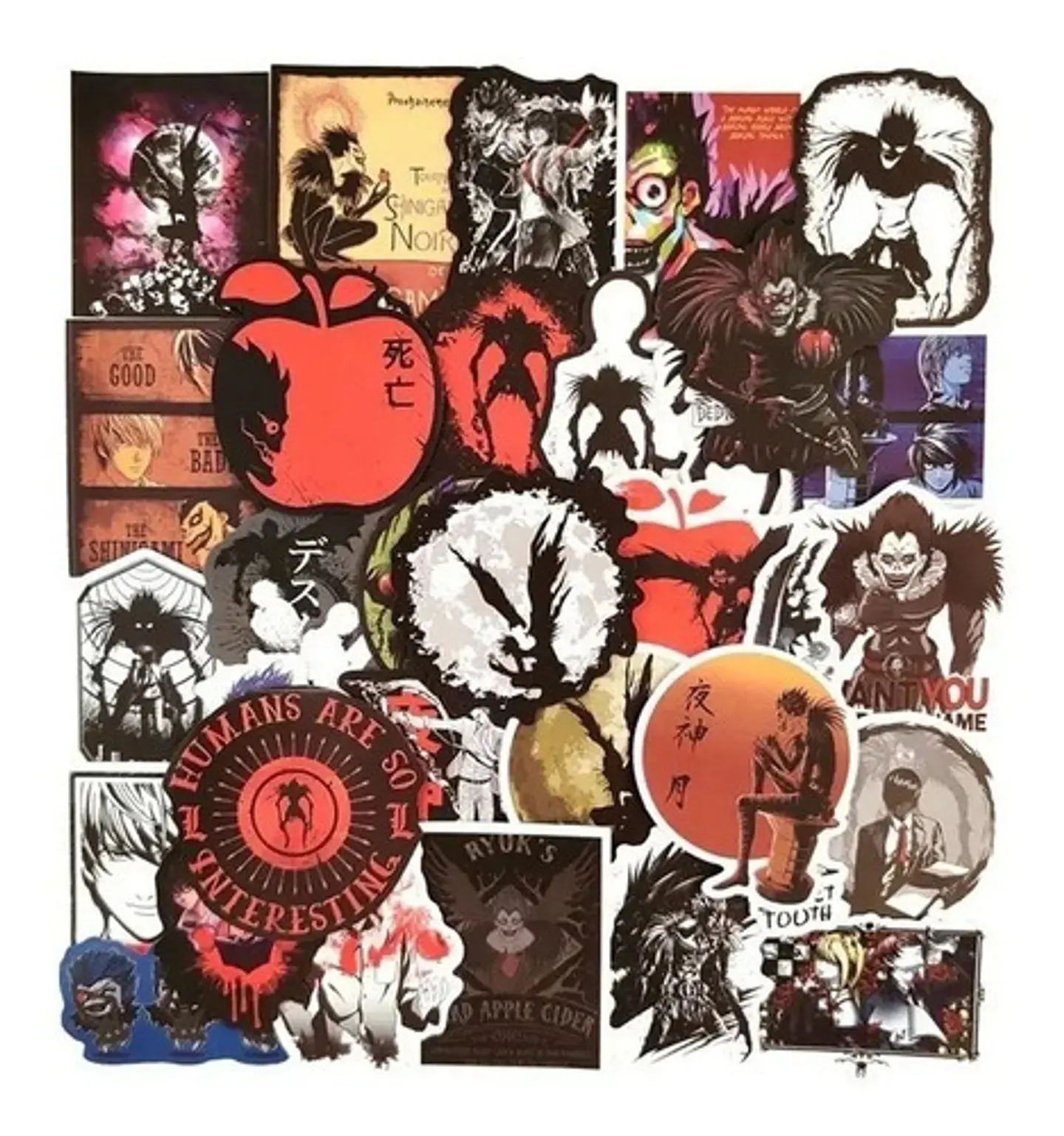 Death Note - Set De 50 Stickers / Calcomanias / Pegatinas 4