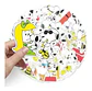 Snoopy - Set De 50 Stickers / Calcomanias / Pegatinas - Miniatura 6