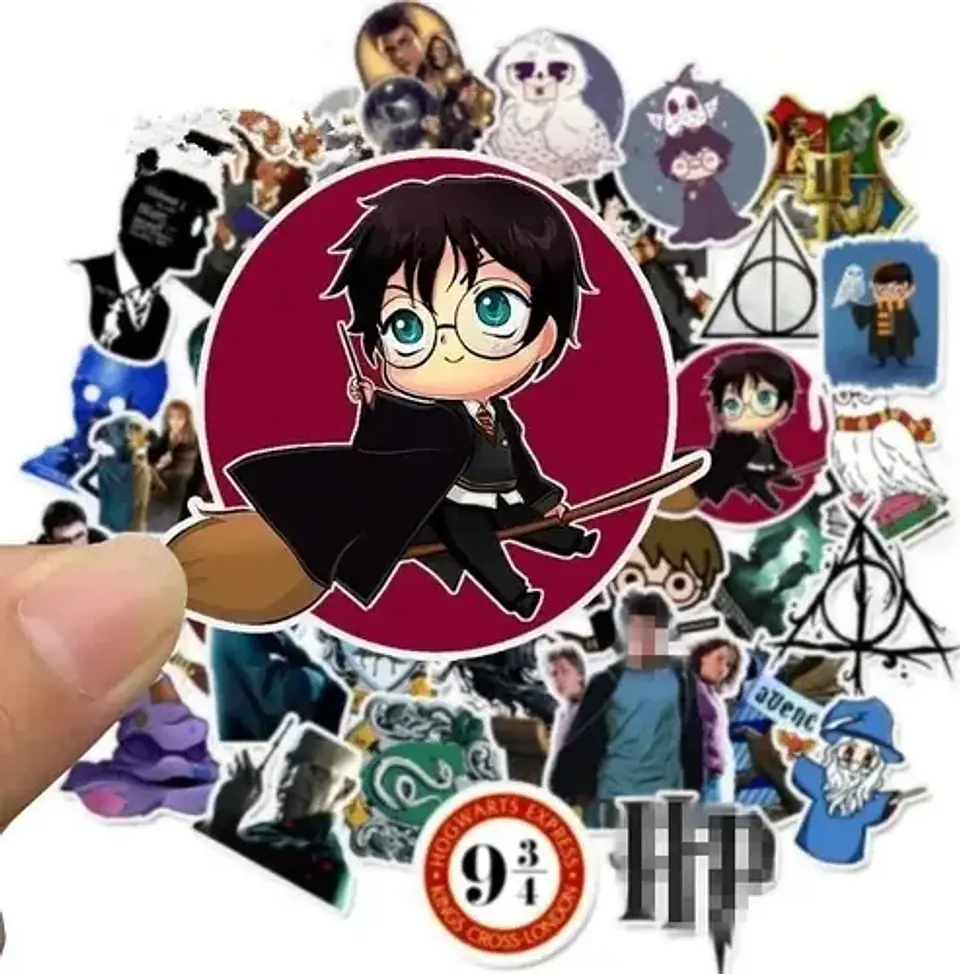 Harry Potter - Set De 50 Stickers / Calcomanias / Pegatinas 4