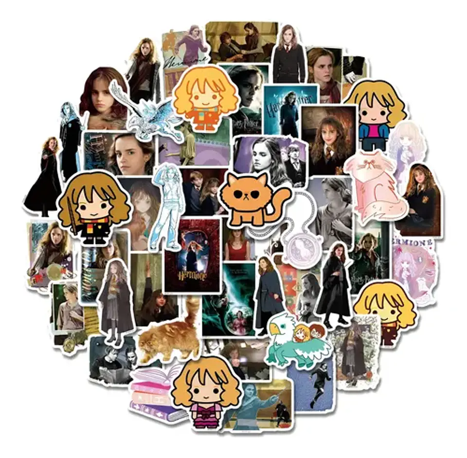 Harry Potter - Set De 50 Stickers / Calcomanias / Pegatinas 7