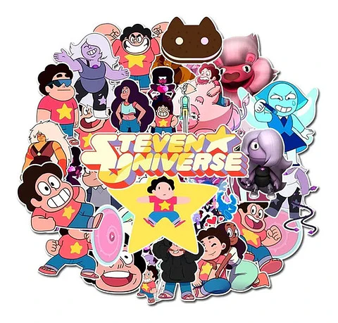 Steven Universe - Set De 50 Stickers / Calcomanía / Pegatina