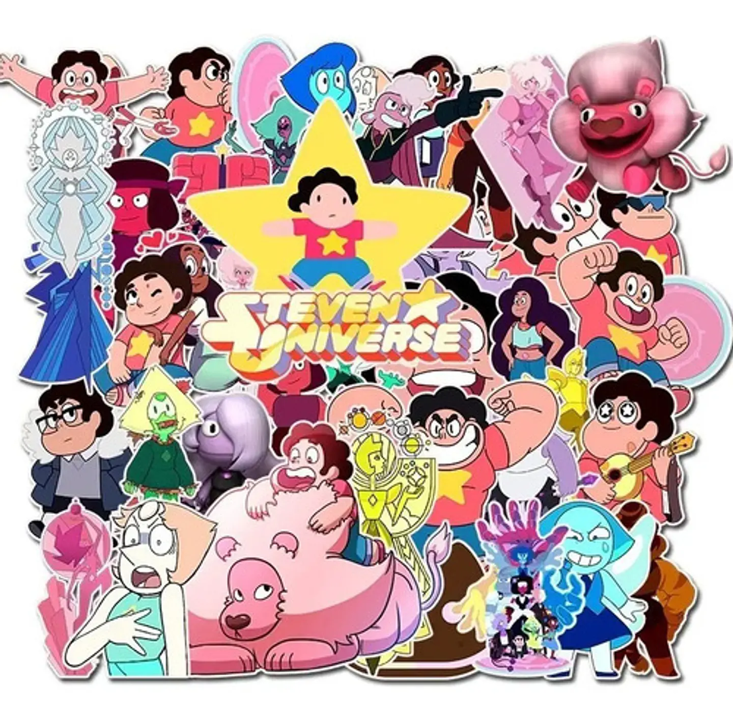 Steven Universe - Set De 50 Stickers / Calcomanía / Pegatina 2