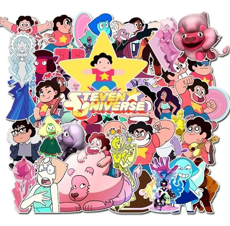 Steven Universe - Set De 50 Stickers / Calcomanía / Pegatina 2