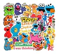 Plaza Sesamo Set De 50 Stickers / Calcomanias / Pegatinas - Miniatura 2