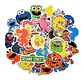 Plaza Sesamo Set De 50 Stickers / Calcomanias / Pegatinas - Miniatura 4