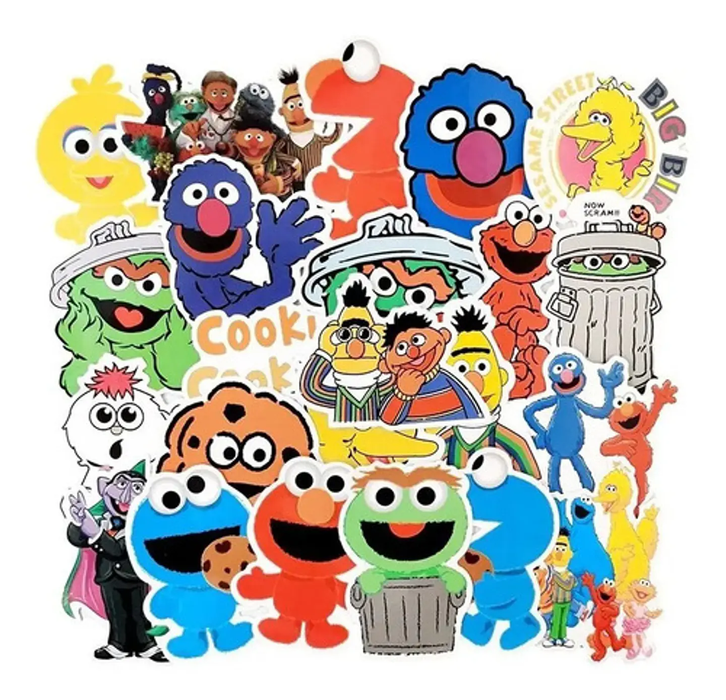 Plaza Sesamo Set De 50 Stickers / Calcomanias / Pegatinas 6