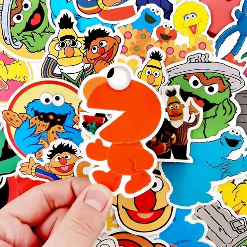Plaza Sesamo Set De 50 Stickers / Calcomanias / Pegatinas 7