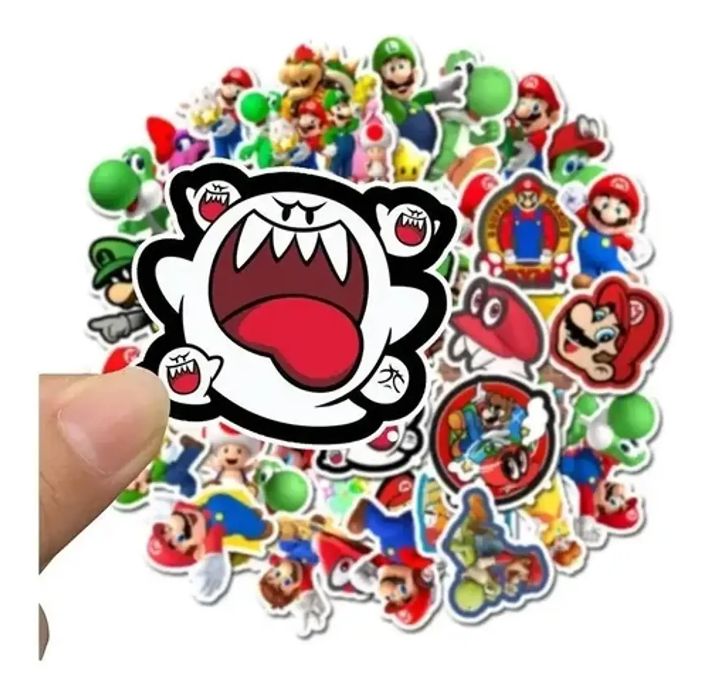 Super Mario Bros - Set De 50 Stickers / Calcomanias 3