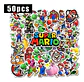 Super Mario Bros - Set De 50 Stickers / Calcomanias - Miniatura 4