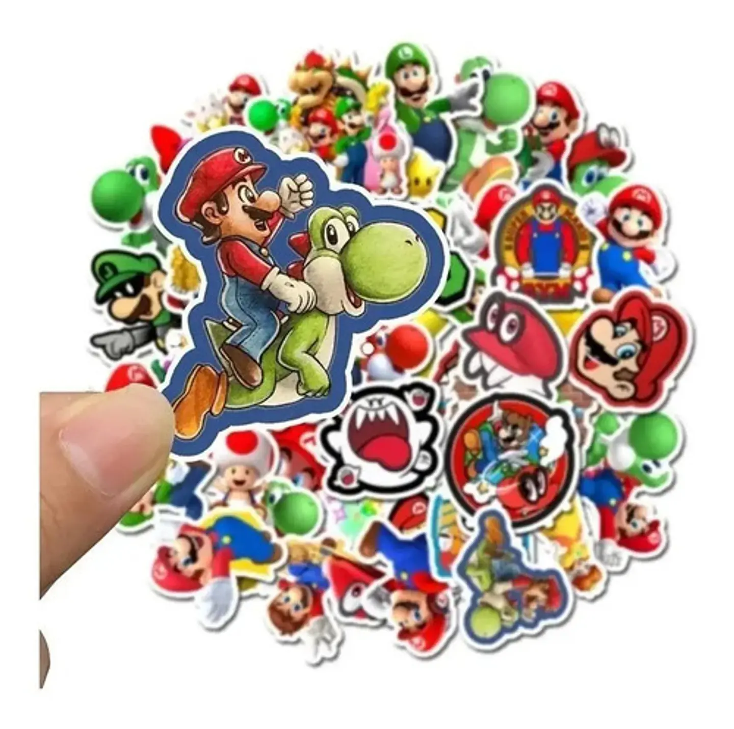 Super Mario Bros - Set De 50 Stickers / Calcomanias 5