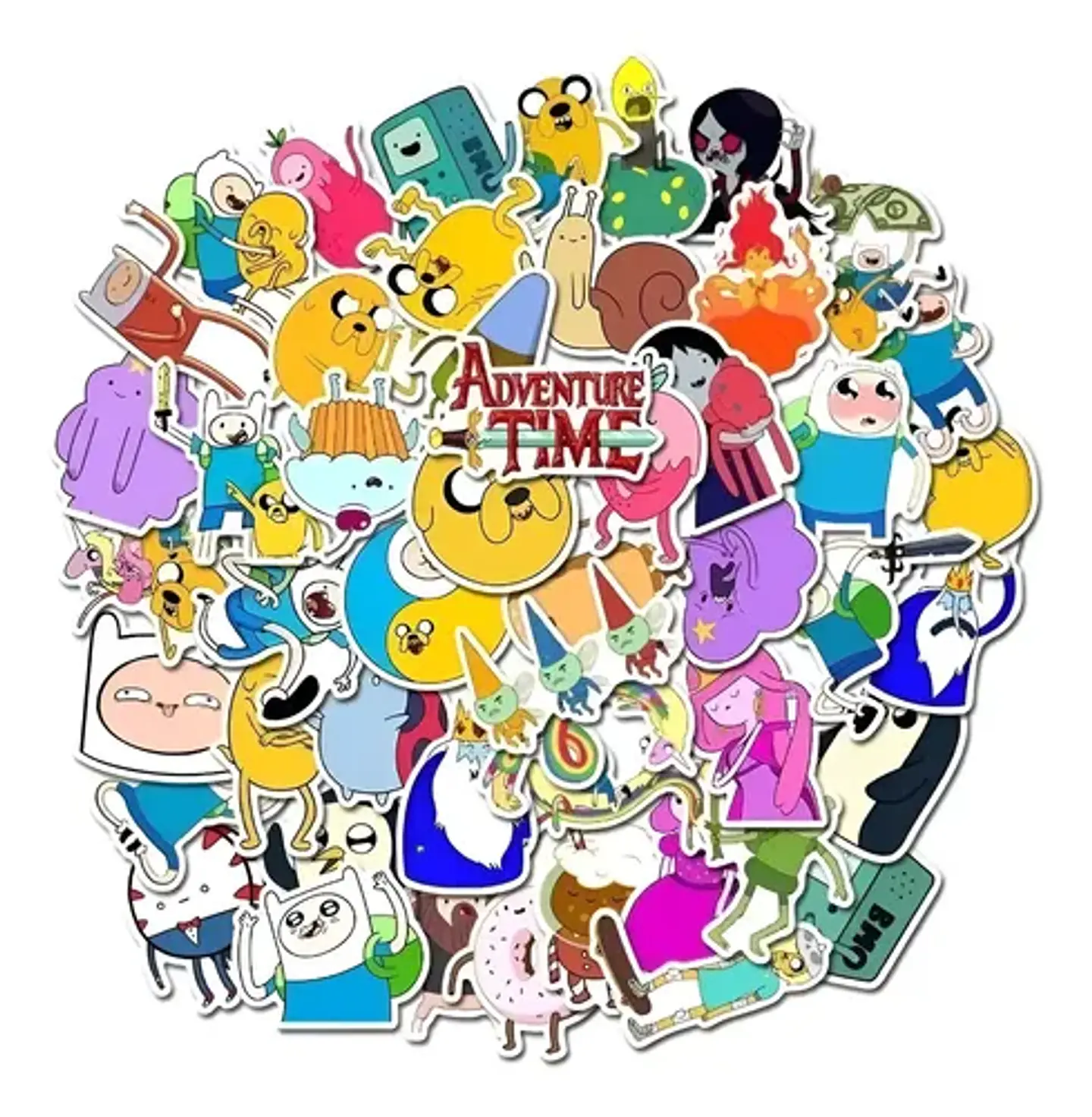 Adventure Time - Set De 50 Stickers / Calcomanias / Pegatina 1