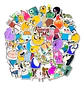 Adventure Time - Set De 50 Stickers / Calcomanias / Pegatina - Miniatura 1