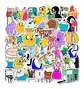 Adventure Time - Set De 50 Stickers / Calcomanias / Pegatina - Miniatura 2