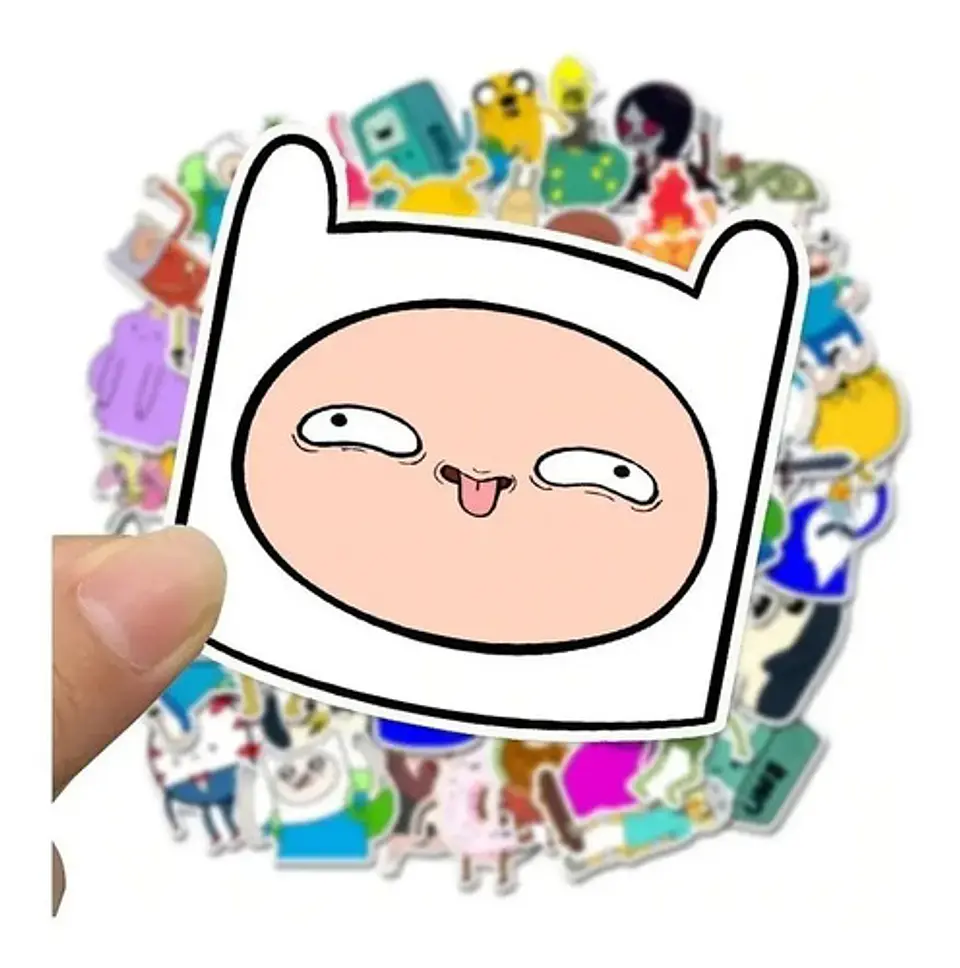 Adventure Time - Set De 50 Stickers / Calcomanias / Pegatina 4