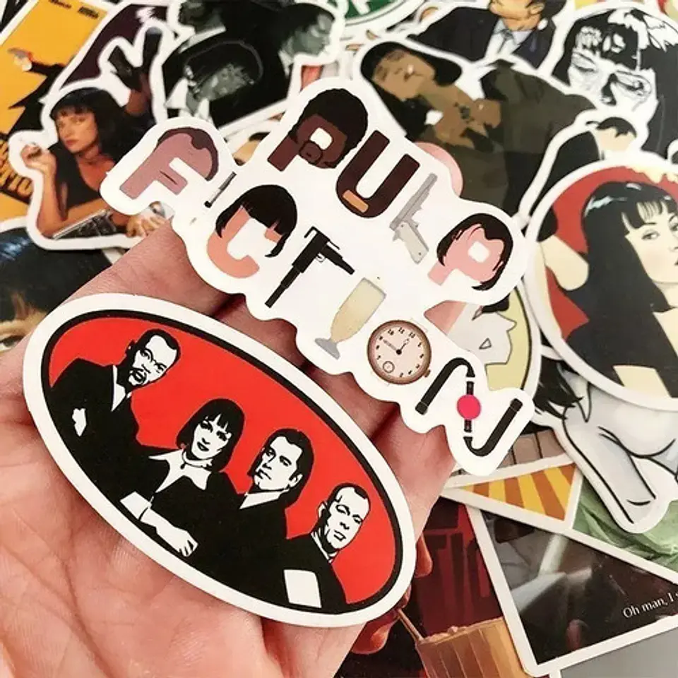 Pulp Fiction - Set De 50 Stickers / Calcomanias / Pegatinas 3