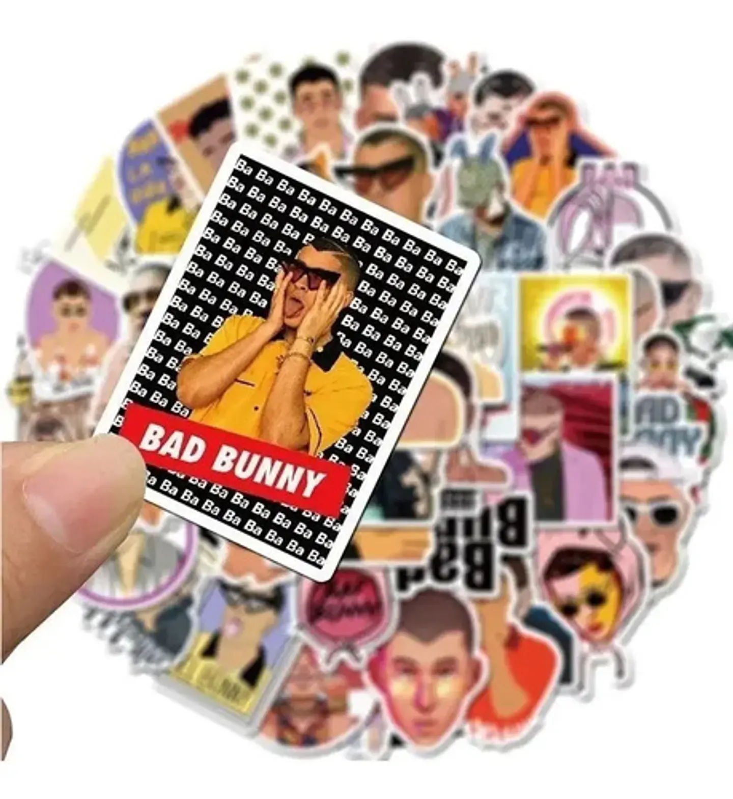 Bad Bunny - Set De 50 Stickers / Calcomanias 3