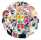 Sailor Moon - Set De 50 Stickers / Calcomanias - Miniatura 1