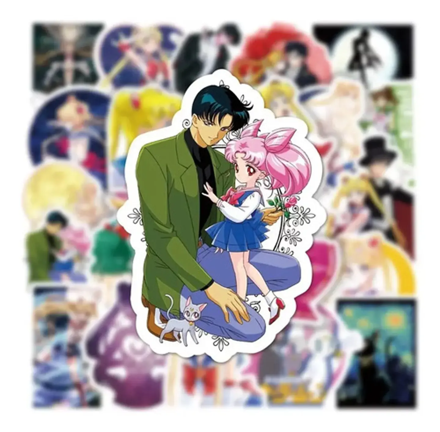 Sailor Moon - Set De 50 Stickers / Calcomanias 3