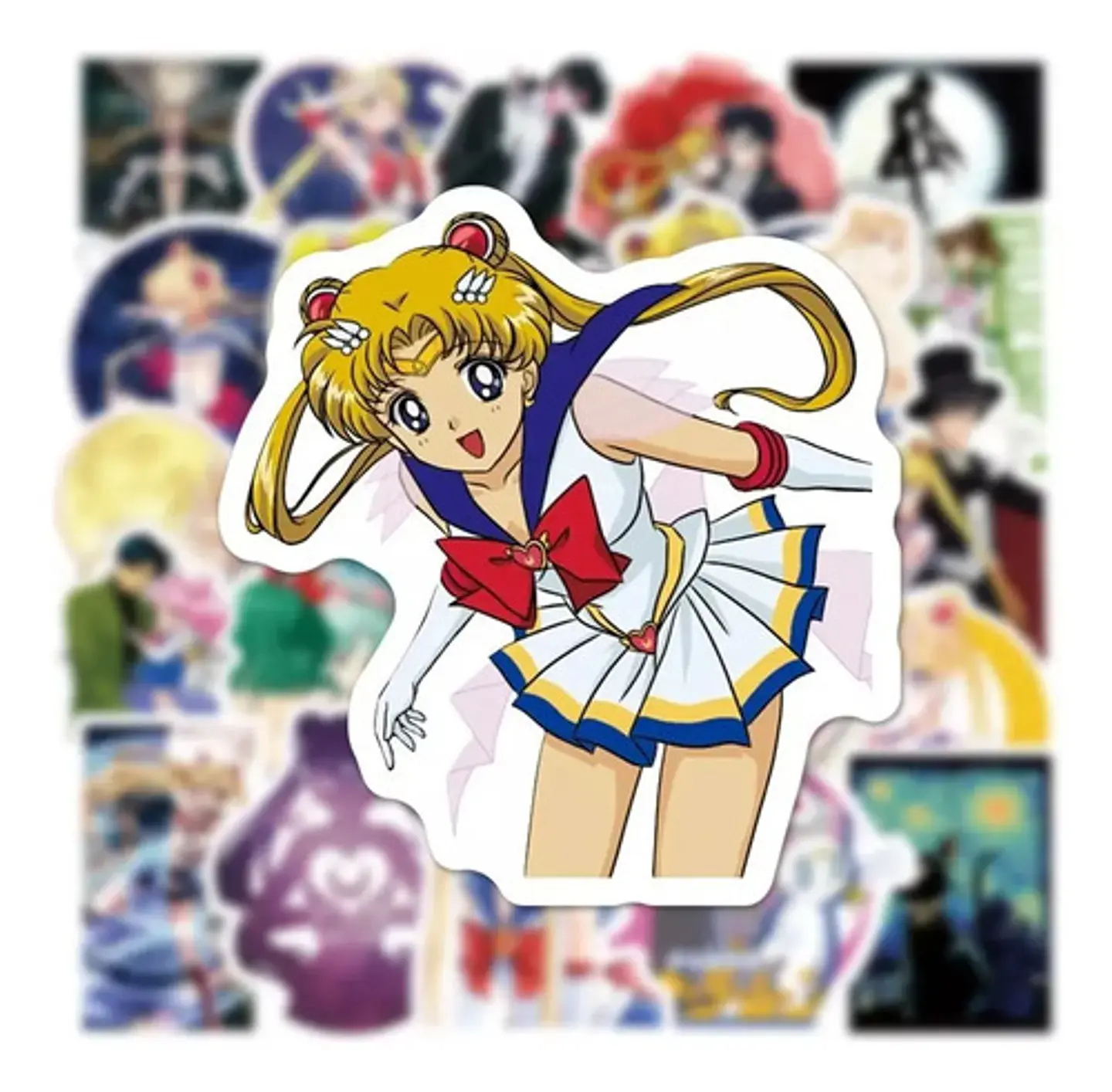 Sailor Moon - Set De 50 Stickers / Calcomanias 4