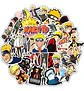Naruto - Set De 50 Stickers / Calcomanias / Pegatina - Miniatura 1