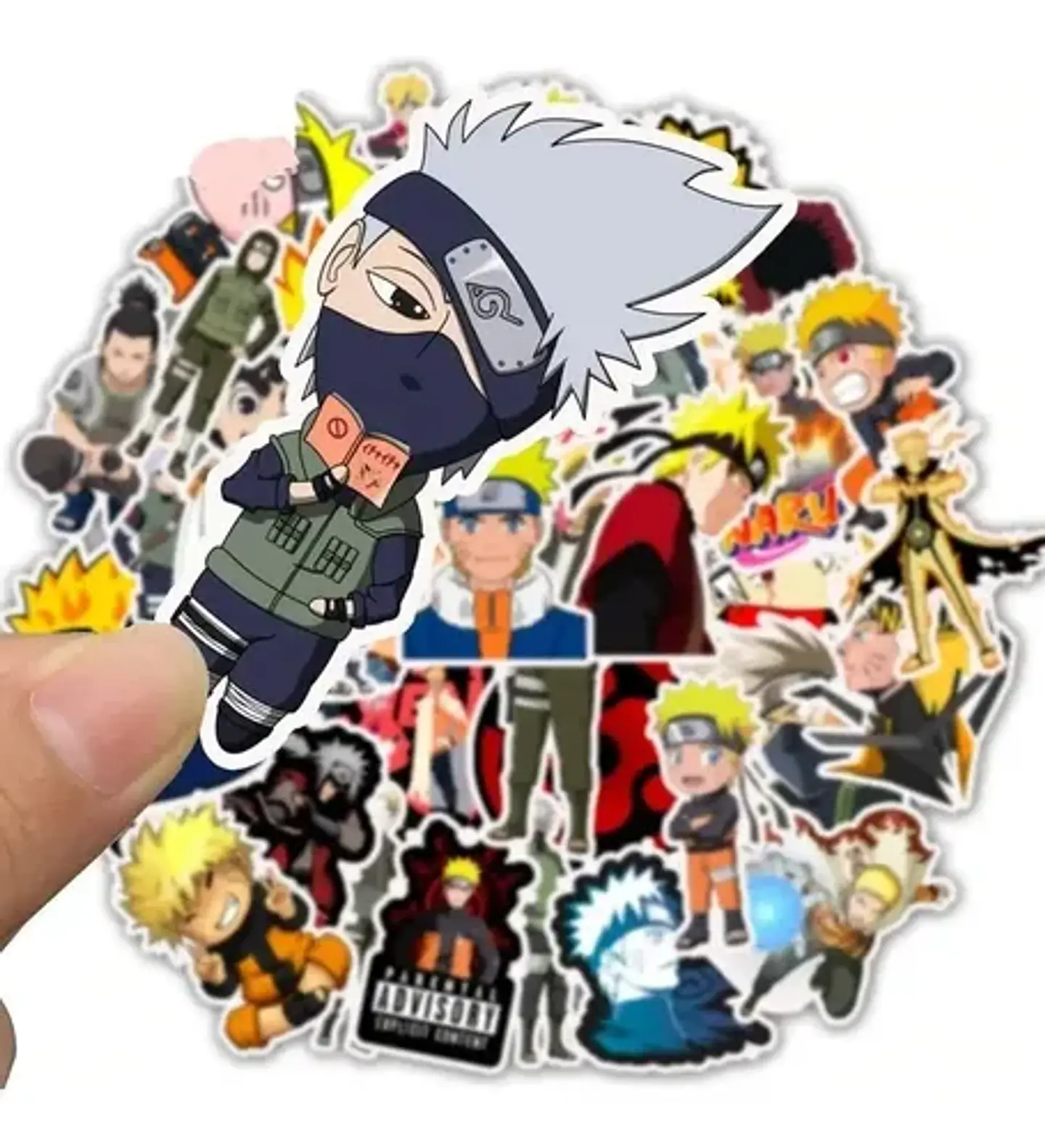 Naruto - Set De 50 Stickers / Calcomanias / Pegatina 3