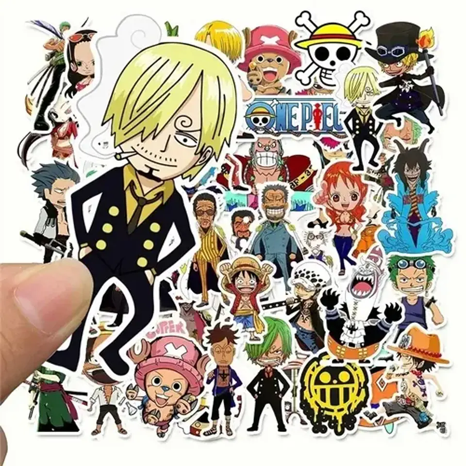One Piece - Set De 50 Stickers / Calcomanias 3