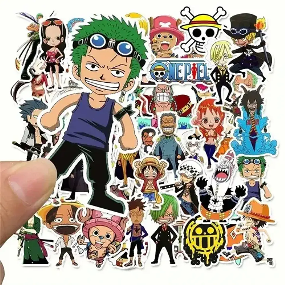One Piece - Set De 50 Stickers / Calcomanias 4