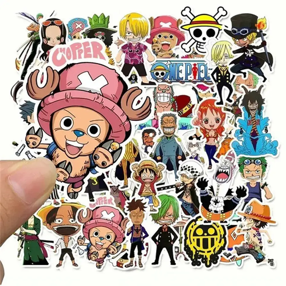 One Piece - Set De 50 Stickers / Calcomanias 6