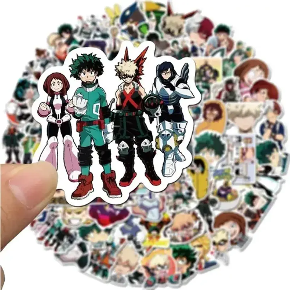 My Hero Academia - Set De 50 Stickers / Calcomanias 2