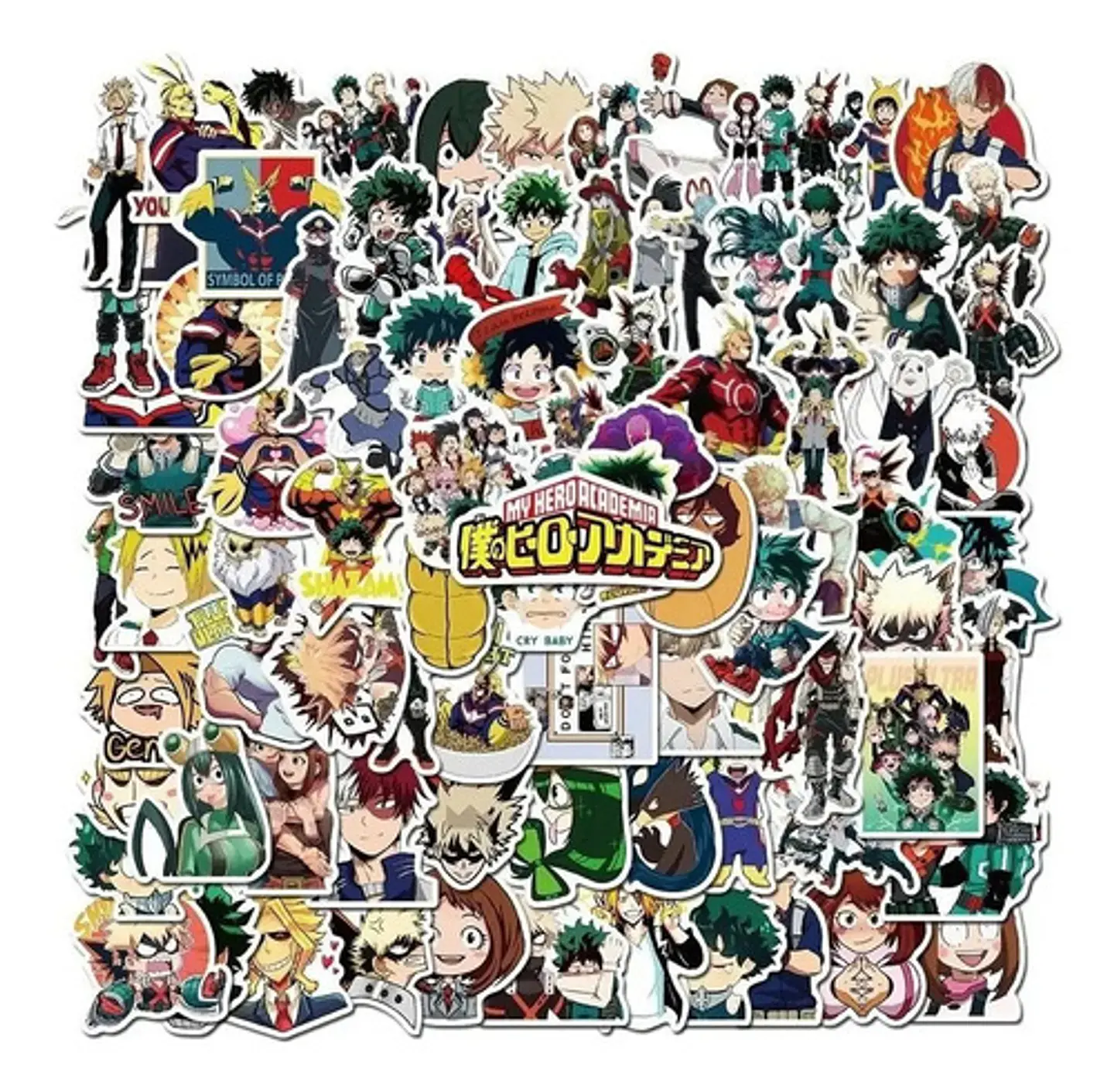 My Hero Academia - Set De 50 Stickers / Calcomanias 4