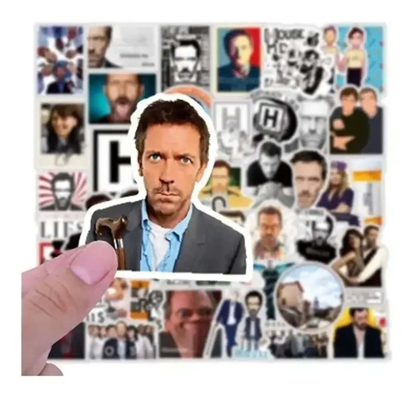 Doctor House Set De 50 Stickers / Calcomanias / Pegatinas 2