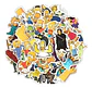 Los Simpsons - Set De 50 Stickers / Calcomanias - Miniatura 1