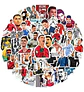 Cr7 / Cristiano Ronaldo - Set De 50 Stickers / Calcomanias - Miniatura 4
