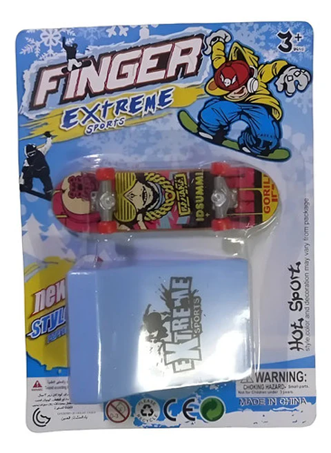 Mini Juego Skate Para Dedos Patinetas Y Rampa - Fingerboard