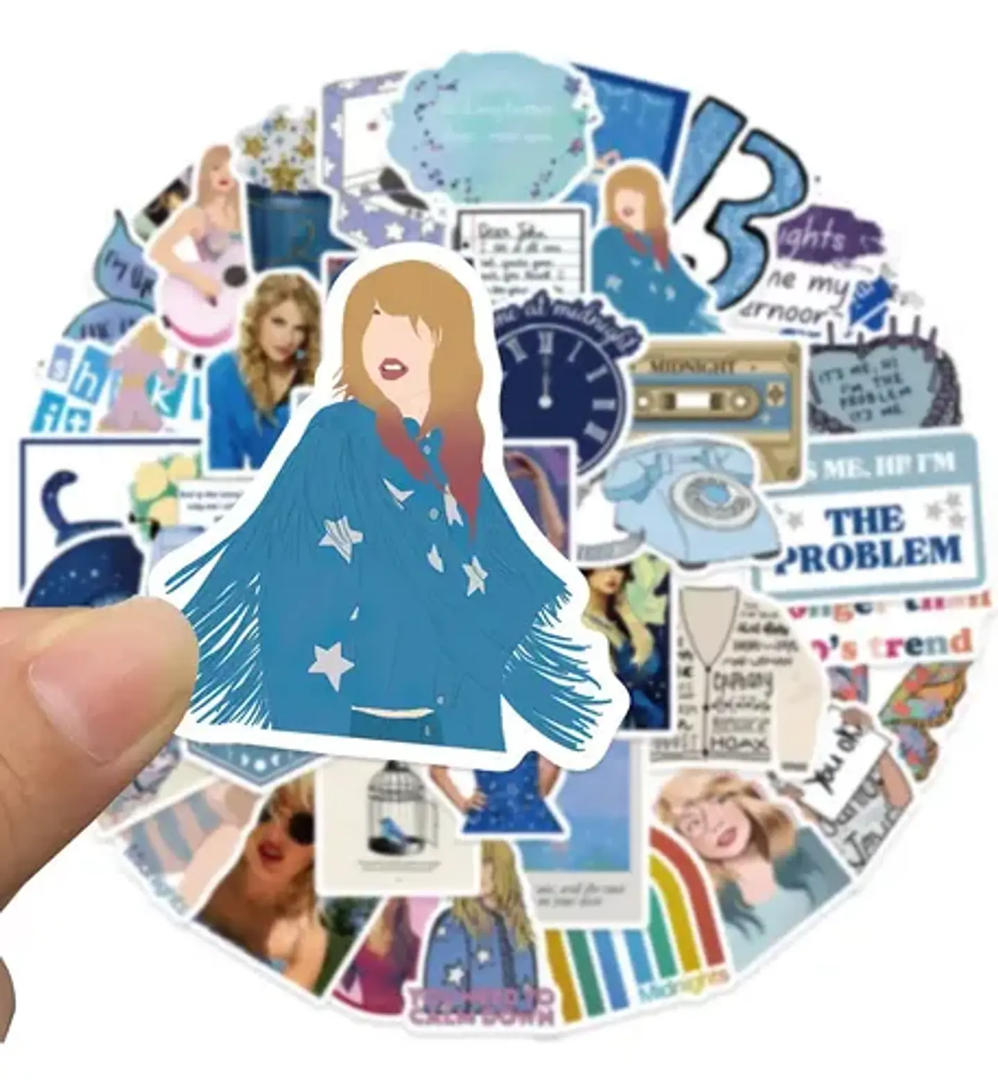 Taylor Swift - Set De 50 Stickers / Calcomanias 4